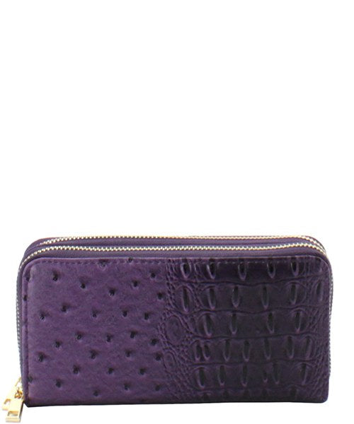 Croc Wallet with Wrist Strap (Purple) – Outfits & Accessories by MaiB™